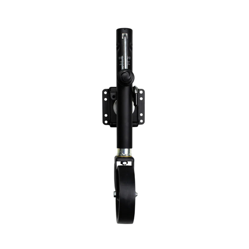 Powerwinch Select Series Jack - 1500lb, Weld-On, Single Wheel, Carbon Black