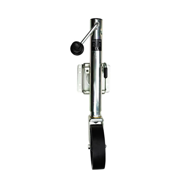 Powerwinch Saltwater Series Jack - 1500lb, Weld-On, Single Wheel, Zinc 500+ HR Salt Spray