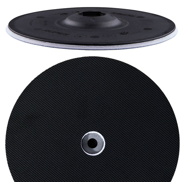 RUPES PrecisionPro Backing Plate 150mm/6" Velcro M8 Bolt & Shroud Lubricant