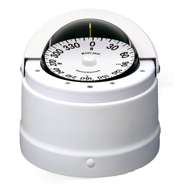 DNW-200 Navigator Compass - Binnacle Mount - White