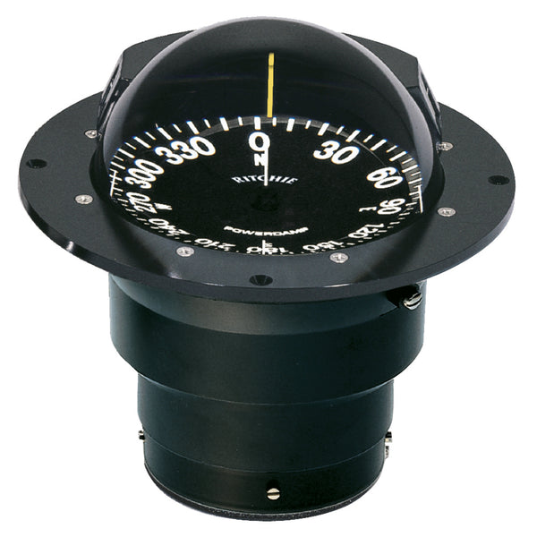 FB-500 Globemaster Compass - Flush Mount - Black - 12V - 5 Degree Card