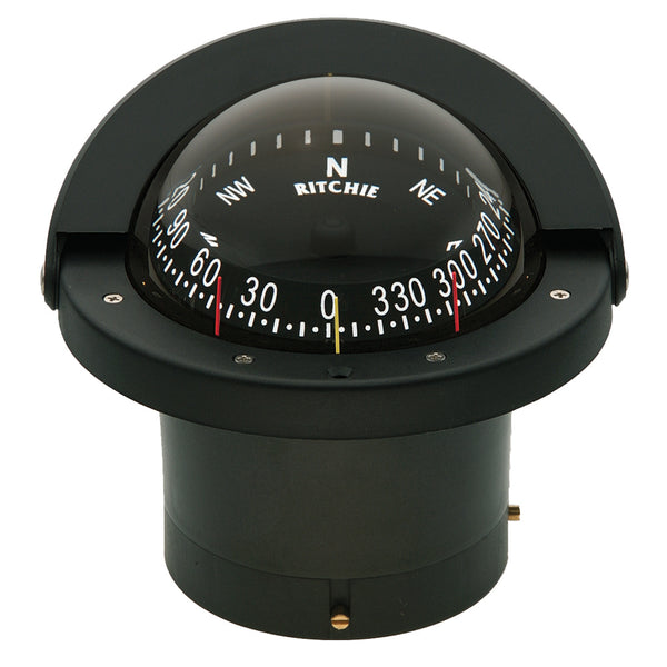 FN-203 Navigator Compass - Flush Mount - Black