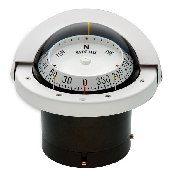 FNW-203 Navigator Compass - Flush Mount - White