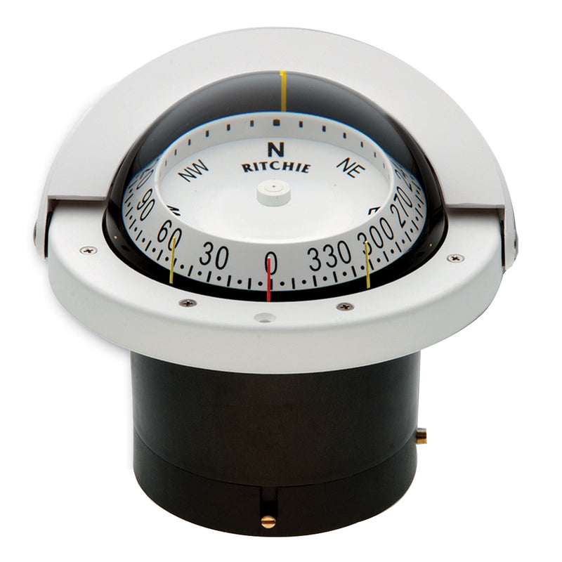 FNW-203 Navigator Compass - Flush Mount - White