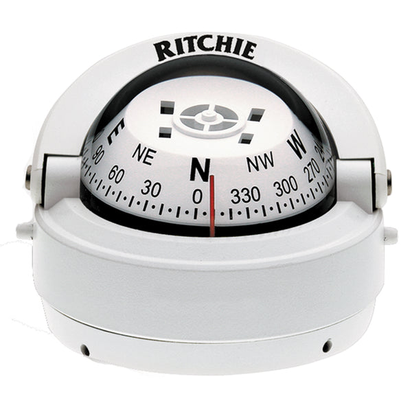 S-53W Explorer Compass - Surface Mount - White