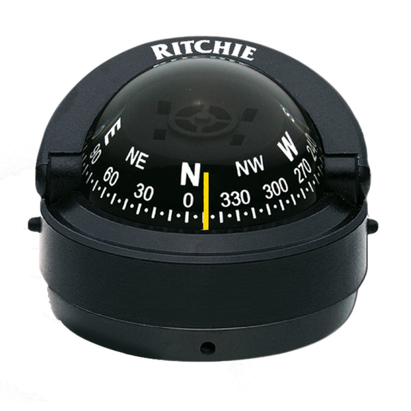 S-53 Explorer Compass - Surface Mount - Black