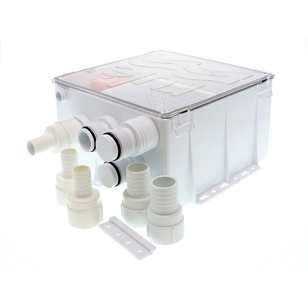 Rule Shower Drain Box w/1100 GPH Pump - 24V