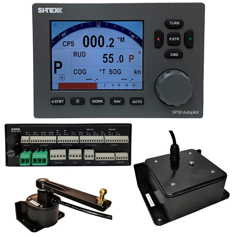 SP38-2 Autopilot Core Pack Including Flux Gate Compass & Rotary Feedback, No Pump