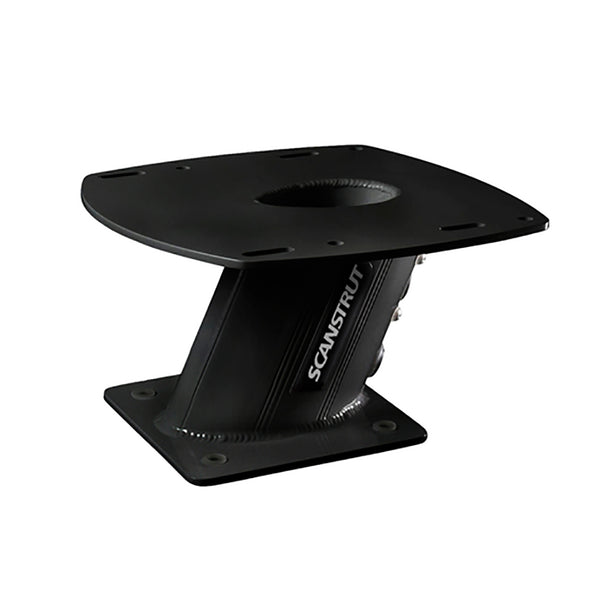 APT-150-01-BLK - Aluminum PowerTower® Radar Mount - 6" Aft Leaning - Black