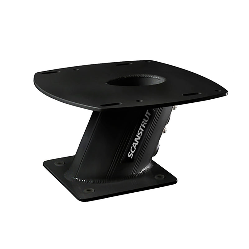 APT-150-01-BLK - Aluminum PowerTower® Radar Mount - 6" Aft Leaning - Black