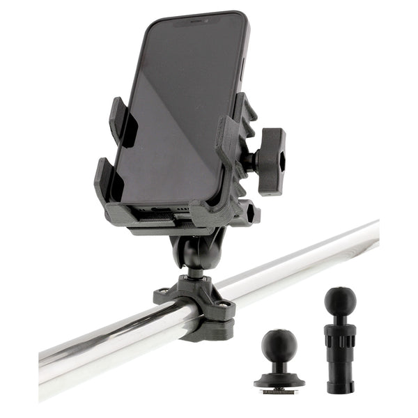0139 Phone Holder w/Post, Track & Rail Mounts