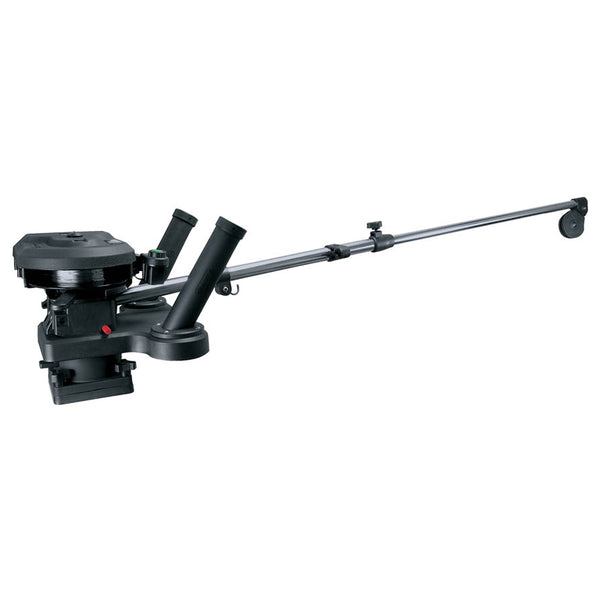 1116 Propack 60" Telescoping Electric Downrigger w/ Dual Rod Holders and Swivel Base