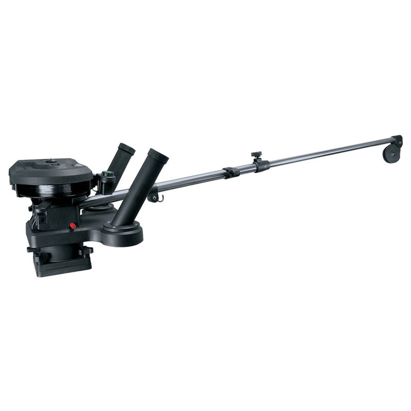 1116 Propack 60" Telescoping Electric Downrigger w/ Dual Rod Holders and Swivel Base