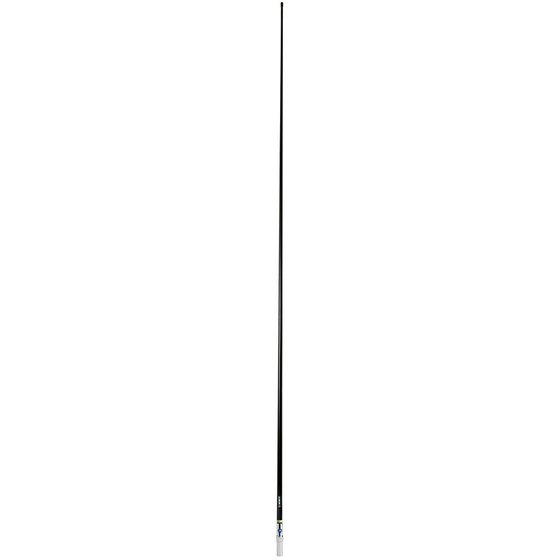 Scout 8' QuickFit Black VHF Antenna w/5M Cable + FME Quick 6 Foam Filled 6db Solid Brass & Copper Element