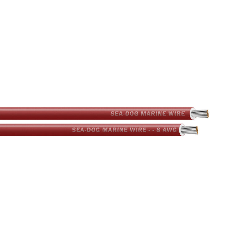 Sea-Dog 8 AWG Red Primary Wire - 50'