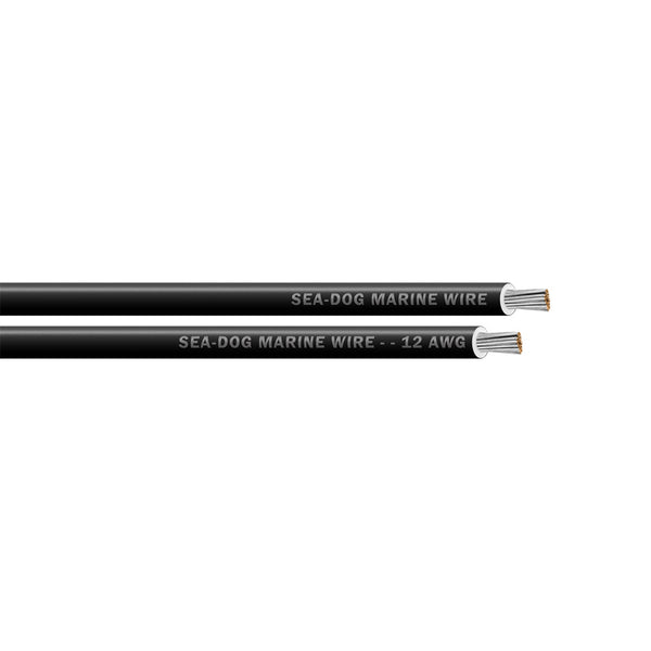 Sea-Dog 12 AWG Black Primary Wire - 1000'