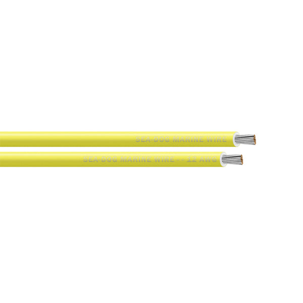 Sea-Dog 12 AWG Yellow Primary Wire - 100'