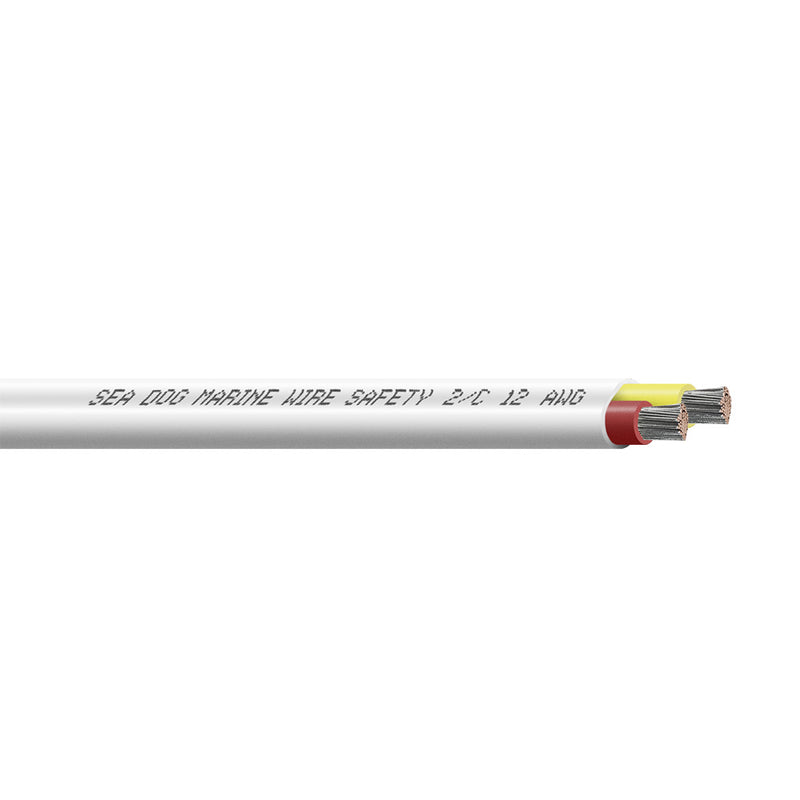 Sea-Dog 12/2 AWG Flat Duplex Safety Wire - Red/Yellow - 250'