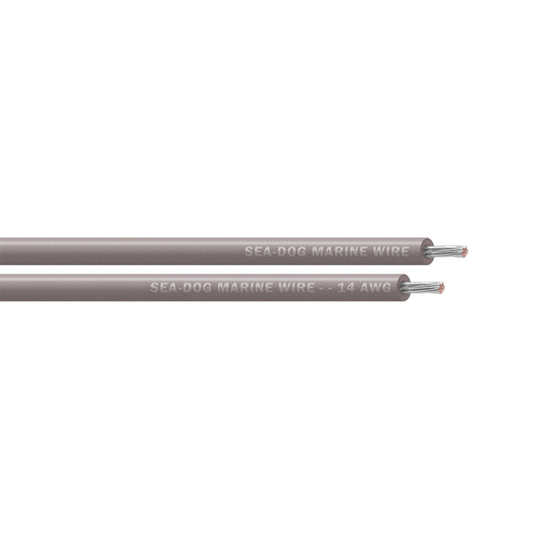 Sea-Dog 14 AWG Grey Primary Wire - 25'