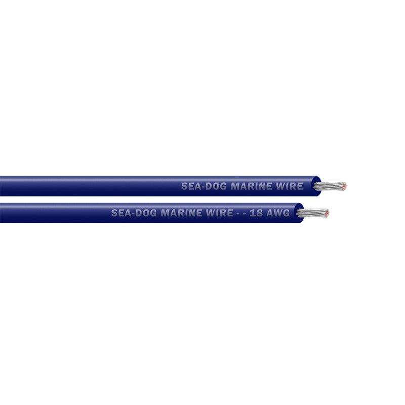 Sea-Dog 18 AWG Dark Blue Primary Wire - 500'