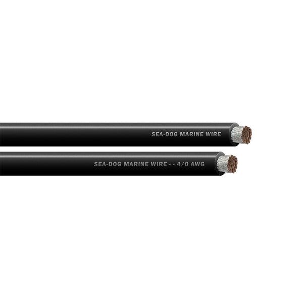 Sea-Dog 4/0 AWG Black Battery Cable - 250'