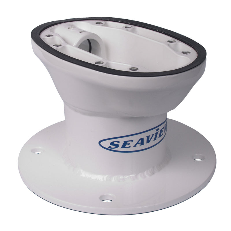 Seaview 5" Vertical Modular Mount w/8" Round Base Plate - Top Plate Required