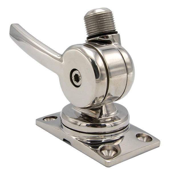6187 Sleek & Compact Stainless Steel Rotatable 4-Way Ratchet Mount