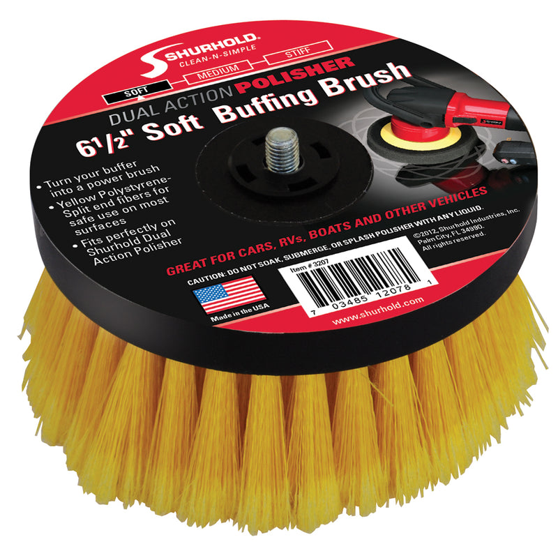 Shurhold 6-½" Soft Brush f/Dual Action Polisher