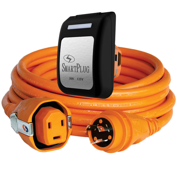 SmartPlug 30 AMP SmartPlug/Twist Type Cordset w/Black Inlet Cover- 50'