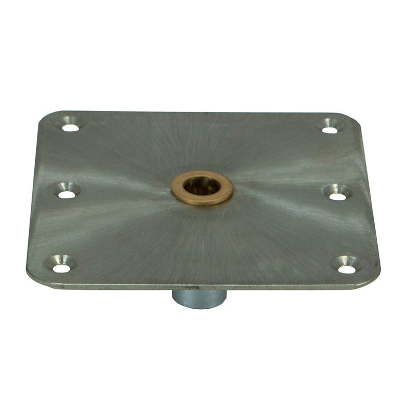 Springfield KingPin™ Standard Square Steel Base w/Brass - 7"x7"