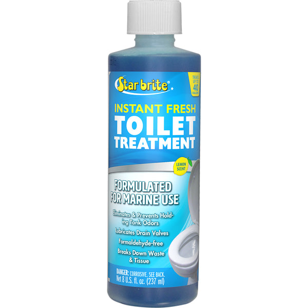 Star brite Instant Fresh Toilet Treatment - Lemon Scent - 8 oz *6 Pack