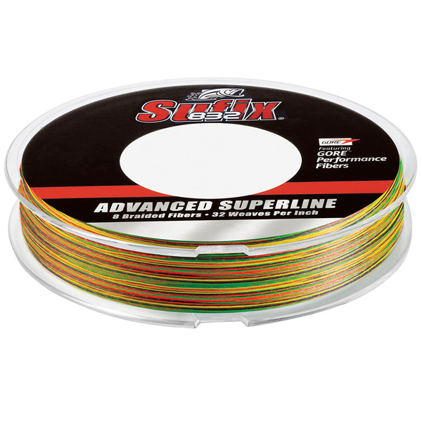 Sufix 832 Braid - 10lb - Fire Tiger - 300 yds