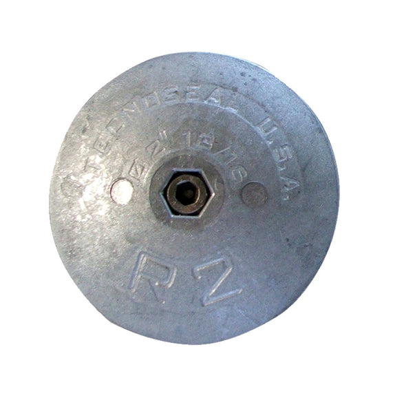 R2 Rudder Anode - Zinc - 2-13/16" Diameter
