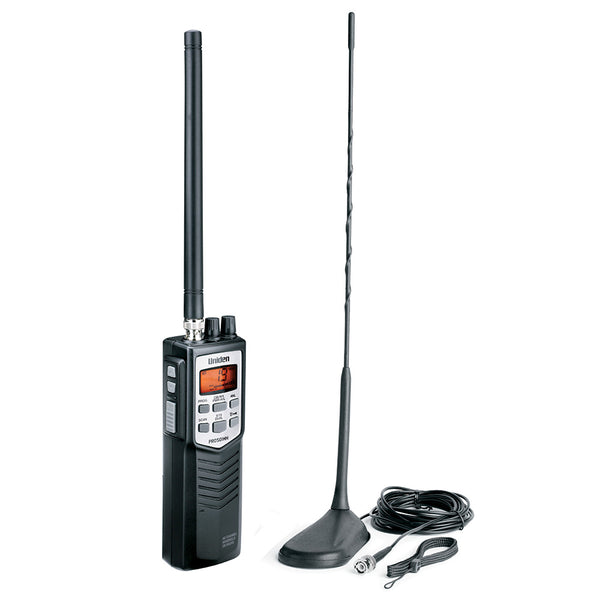 PRO501TK Handheld CB Radio w/High Gain Magnetic Mount Antenna