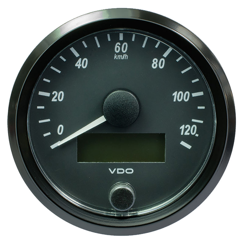 VDO SingleViu 80mm (3-1/8") Speedometer - 160MPH