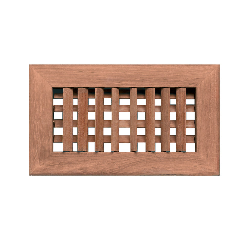 Whitecap Teak Air Conditioning Vent - 9-3/4" x 5-3/4" x 1-1/2"