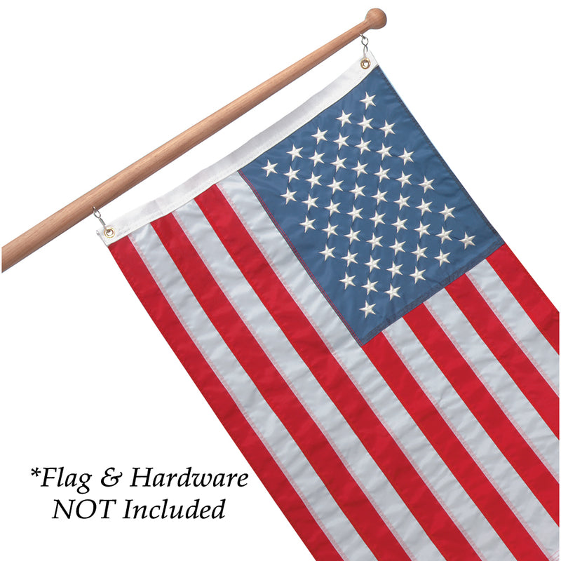 Whitecap Teak Flag Pole - 24" - 1" Base Diameter