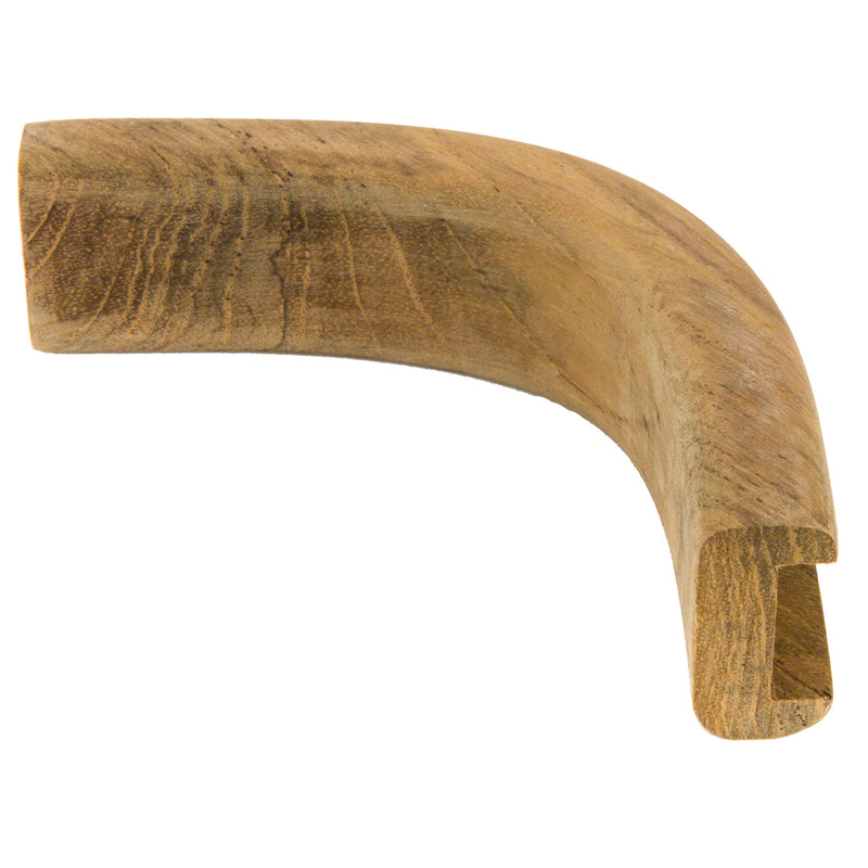 Whitecap Teak Track Inside Corner Molding - 3/4"