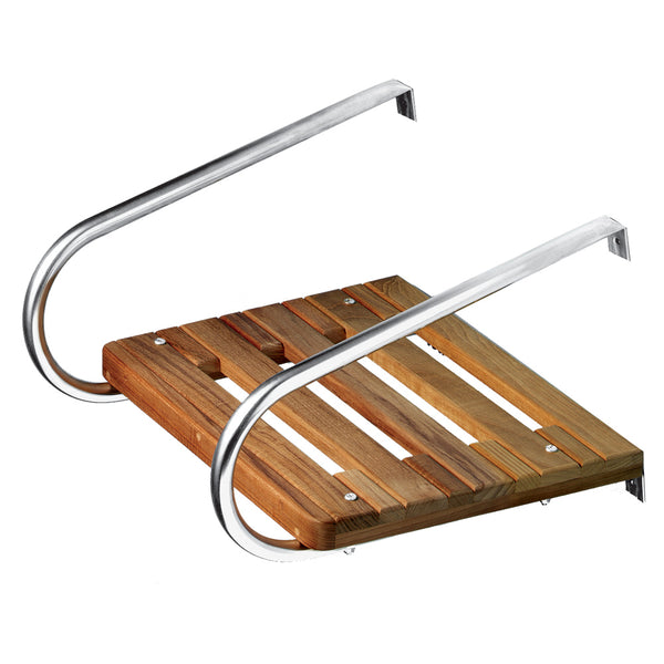 Whitecap Teak Swim Platform f/Inboard/Outboard Motors