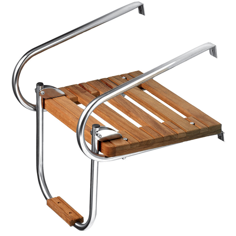 Whitecap Teak Swim Platform w/Ladder f/Inboard/Outboard Motors
