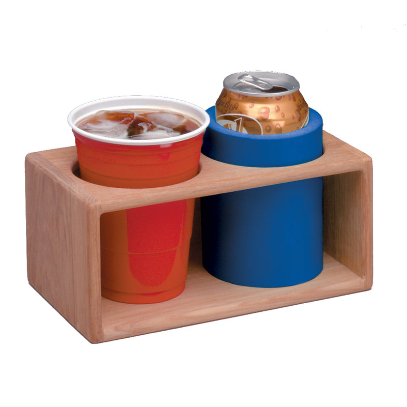 Whitecap Teak Two Insulated Drink Rack