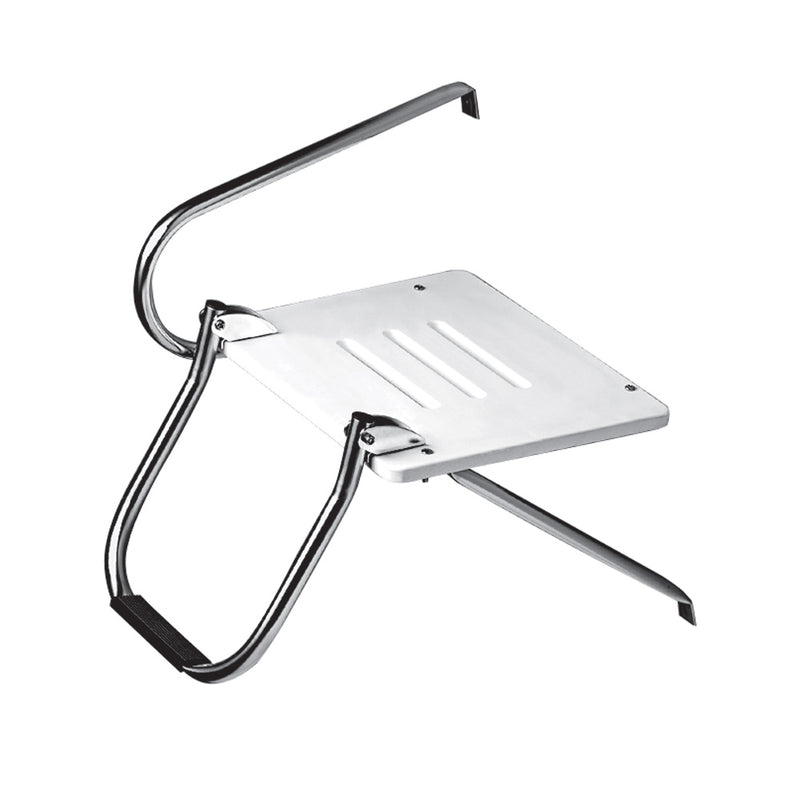 Whitecap White Poly Swim Platform w/Ladder f/Outboard Motors